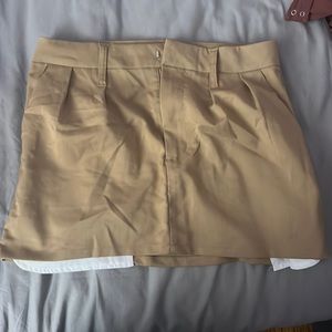 Beige skirt